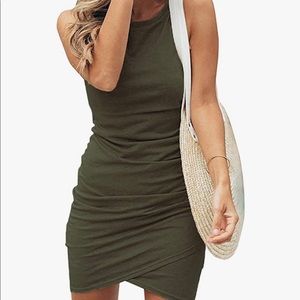 Bodycon green dress
